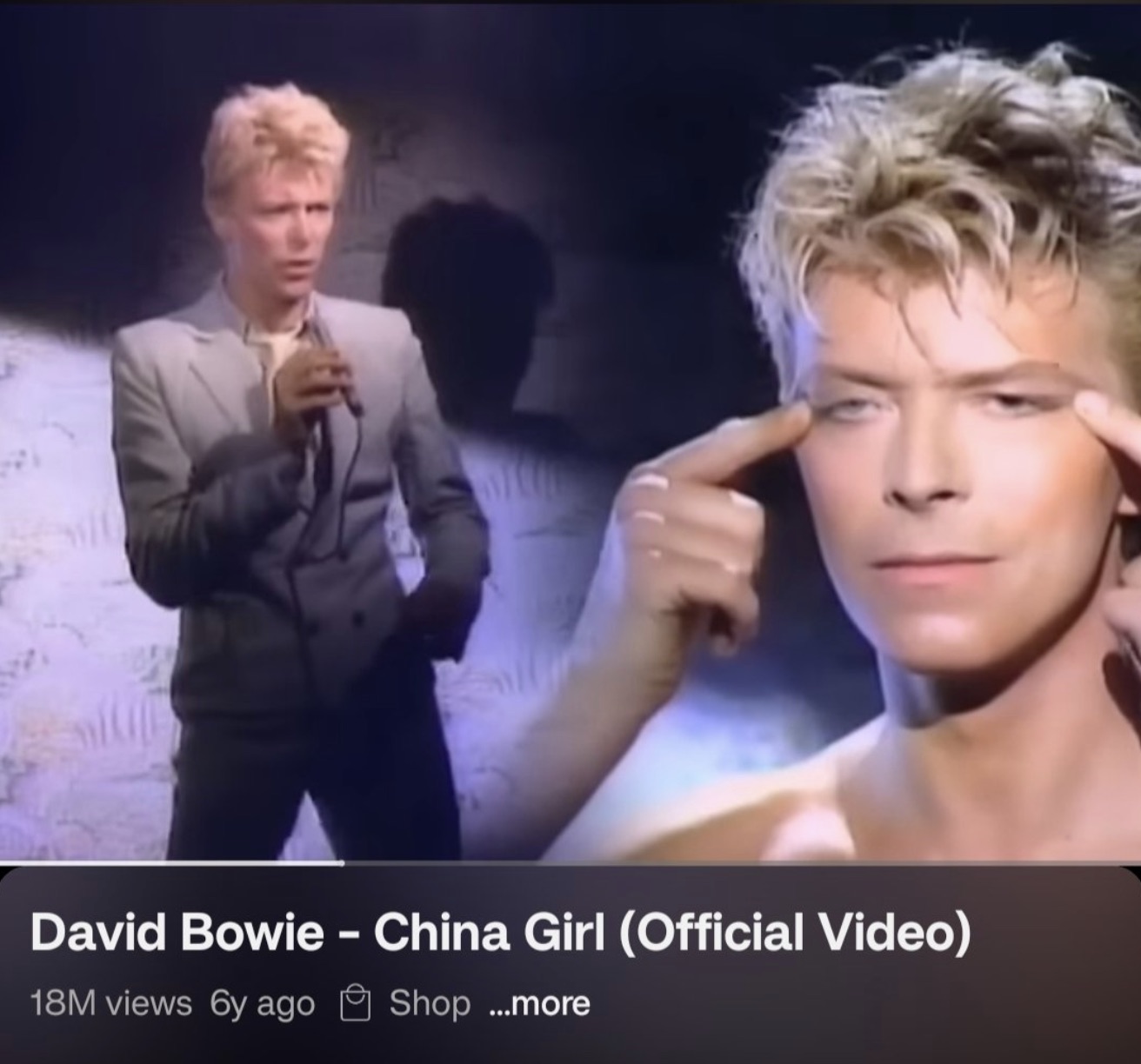 david bowie china girl - David Bowie China Girl Official Video 18M views 6y ago Shop ...more